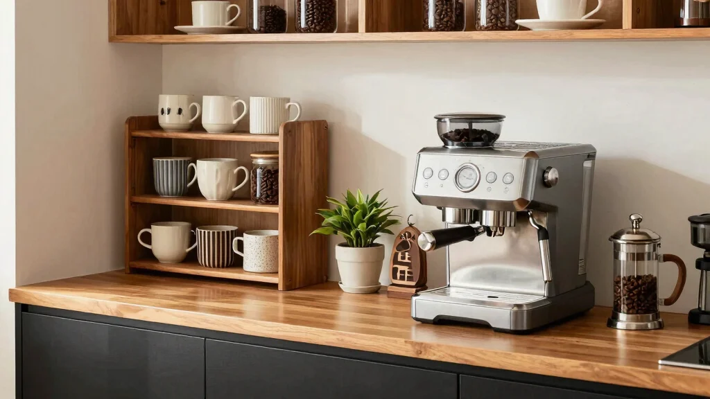 17 Coffee Bar Ideas for Kitchen Counter Setups