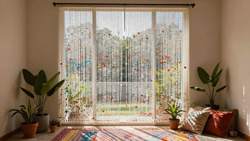 17 Crystal Window Hanging Beaded Curtains Ideas