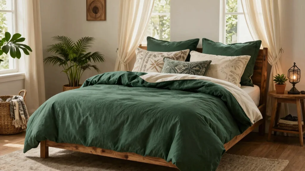 17 Forest Green Bedding Ideas for Deep Cozy Style
