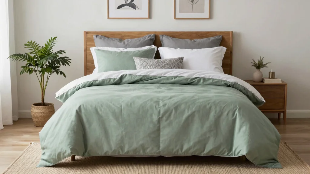 17 Green and Grey Bedding Ideas for Modern Neutral Rooms