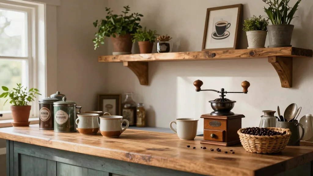 17 Rustic Coffee Bar Ideas for Cozy Interiors