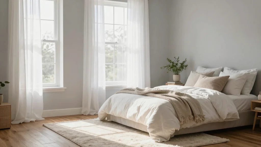 17 White Sheer Curtains Bedroom Ideas for Calm Sleep