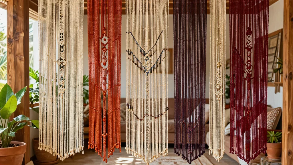 18 Beaded Curtains Pattern Ideas for Unique Doorways