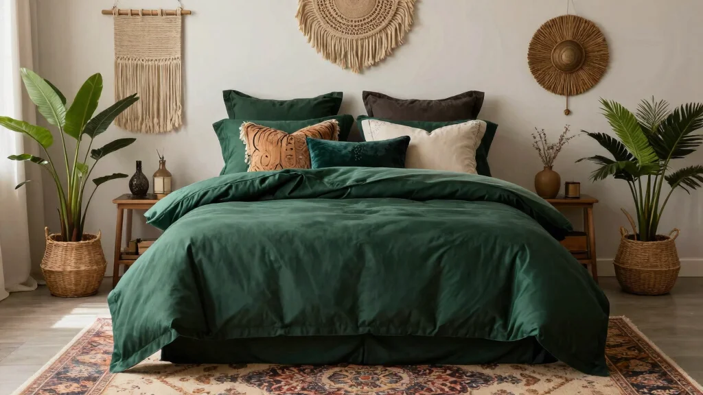 18 Dark Green Bedding Ideas for Rich Elegant Rooms