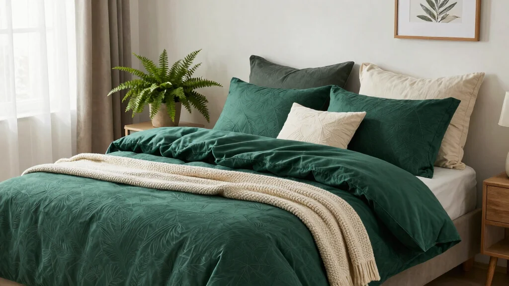 18 Deep Green Bedding Ideas for Moody Cozy Bedrooms