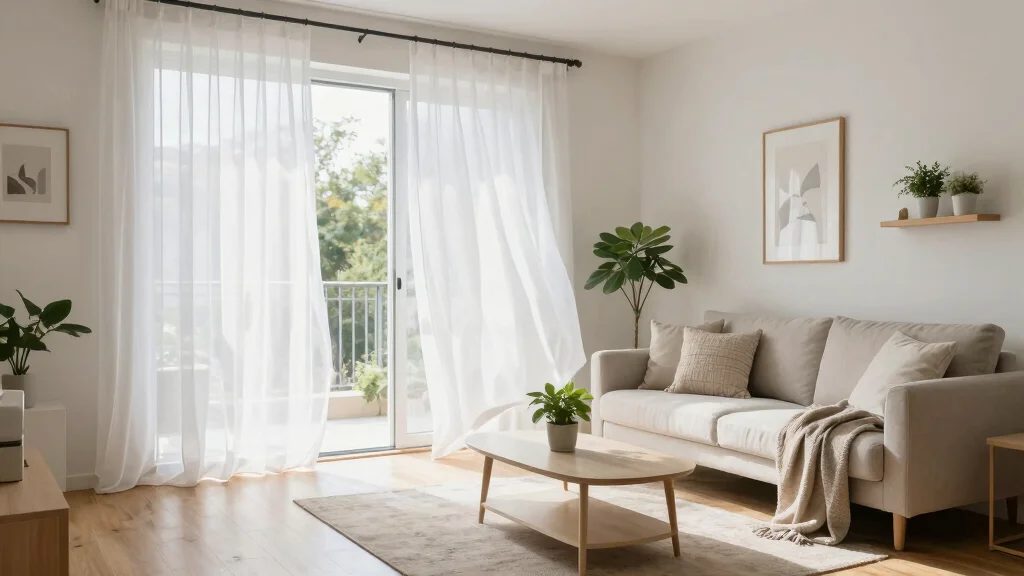 18 White Sheer Curtains Living Room Ideas