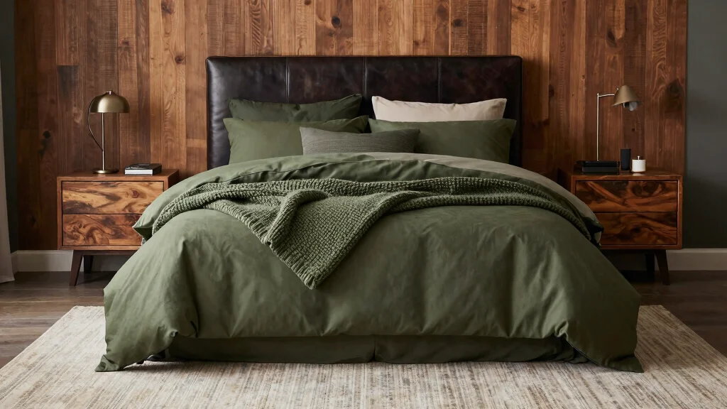 19 Army Green Bedding Ideas for Bold Masculine Rooms