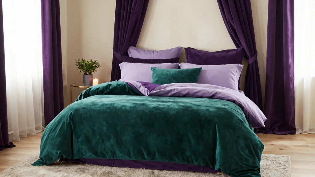 19 Green and Purple Bedding Ideas for Rich Stylish Rooms