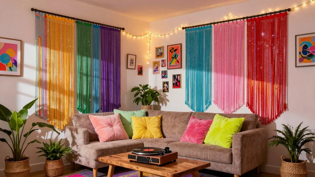 19 Y2K Beaded Curtains Ideas for Bold Retro Decor