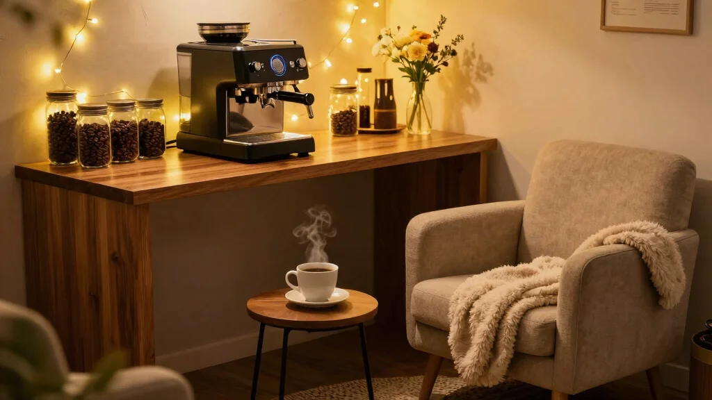 15 Home Coffee Station Lighting Ideas to Create the Perfect Brew Ambience