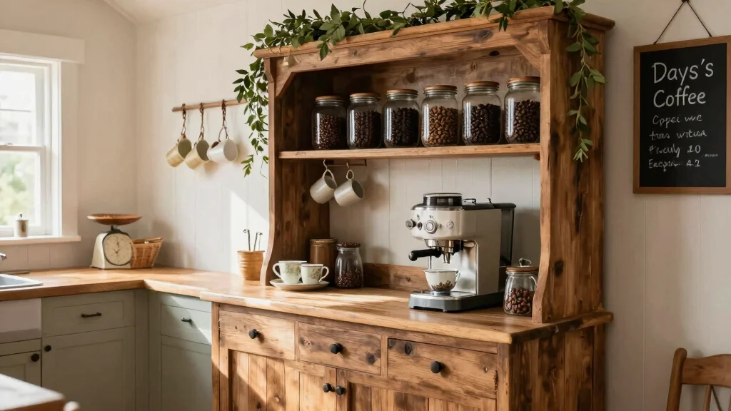 Coffee Bar Hutch Inspiration: 11 Ideas for a Beautiful, Organised Station