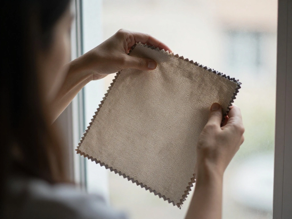 How to Choose the Right Sheer Fabric for Your Window (Linen vs. Voile vs. Chiffon) - Step 4: Evaluate the Fabric Samples 1