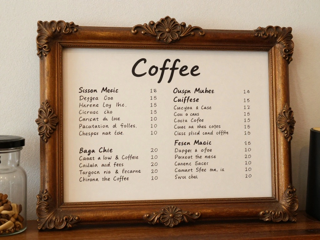 How to Create a Cozy Hygge Coffee Bar for the Winter Months - Step 5: Create a Coffee Menu 1