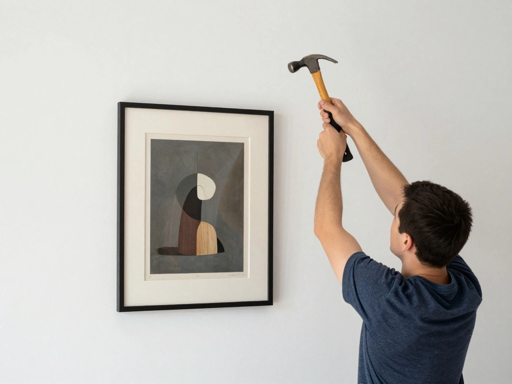 How to Create a Gallery Wall in a Gender-Neutral Nursery (Layout Templates Included) - Step 5: Hang Your Artwork 1