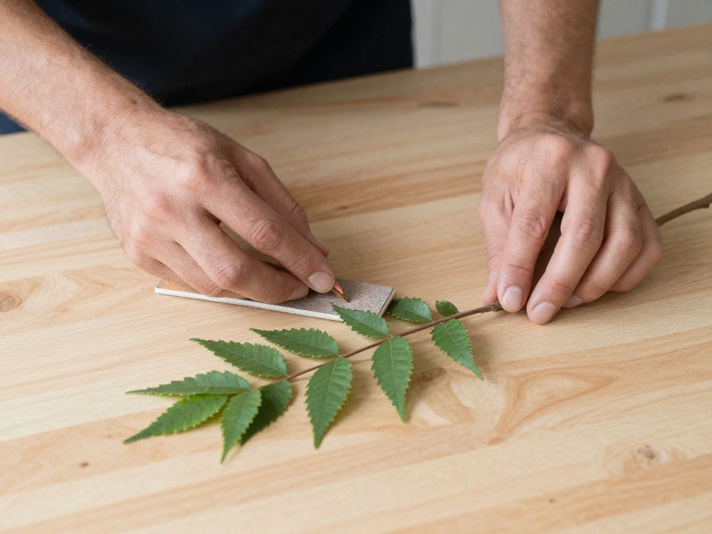 How to DIY a Gender-Neutral Nursery Mobile Using Natural Materials - Step 2: Prepare the Base 1