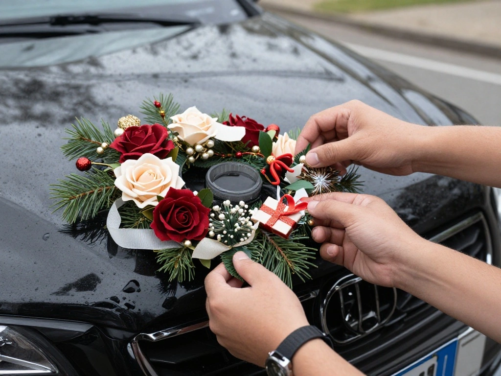 How to DIY a Gender-Neutral Nursery Mobile Using Natural Materials - Step 4: Attach Decorations to the Base 1