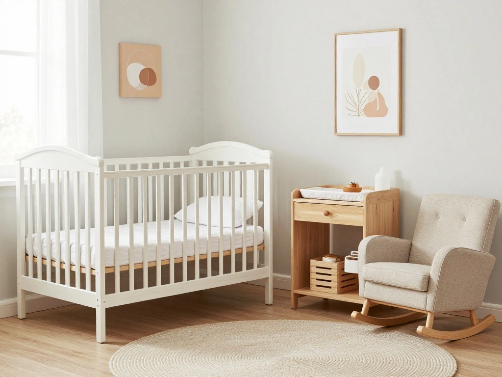 How to Design a Gender-Neutral Nursery from Scratch (a Step-by-Step Room Plan) - Step 4: Arrange Furniture 1