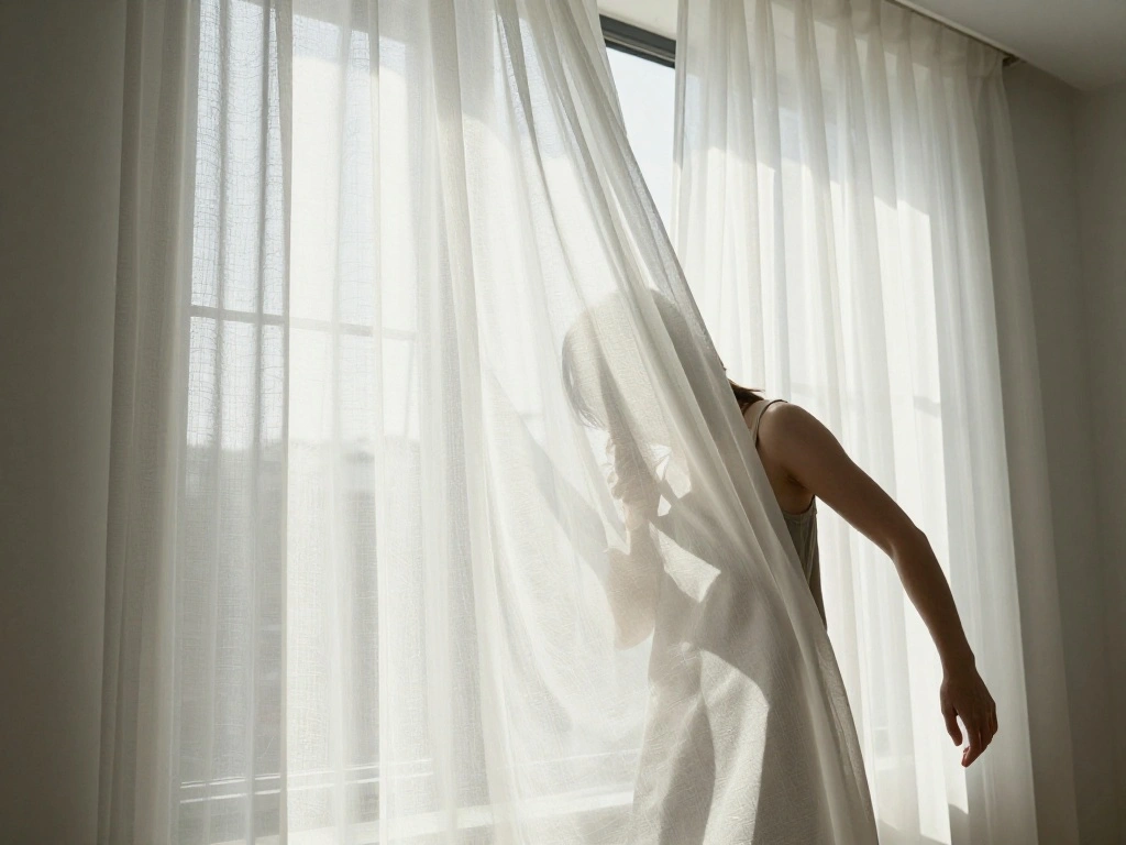 How to Hang Sheer Curtains So They Look Full, Lush, and Expensive - Step 9: Final Adjustments 1