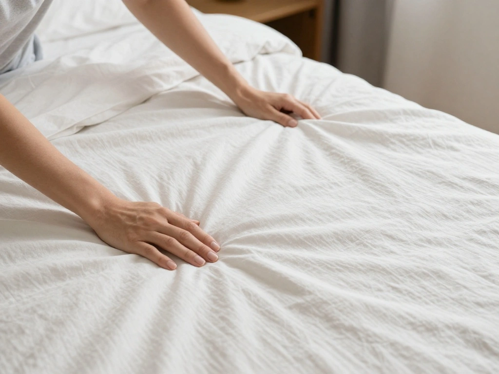 How to Keep Bed Sheets Tucked In All Night (The Hotel Housekeeper's Secret) - Step 5: Layer with Heavy Blankets 1