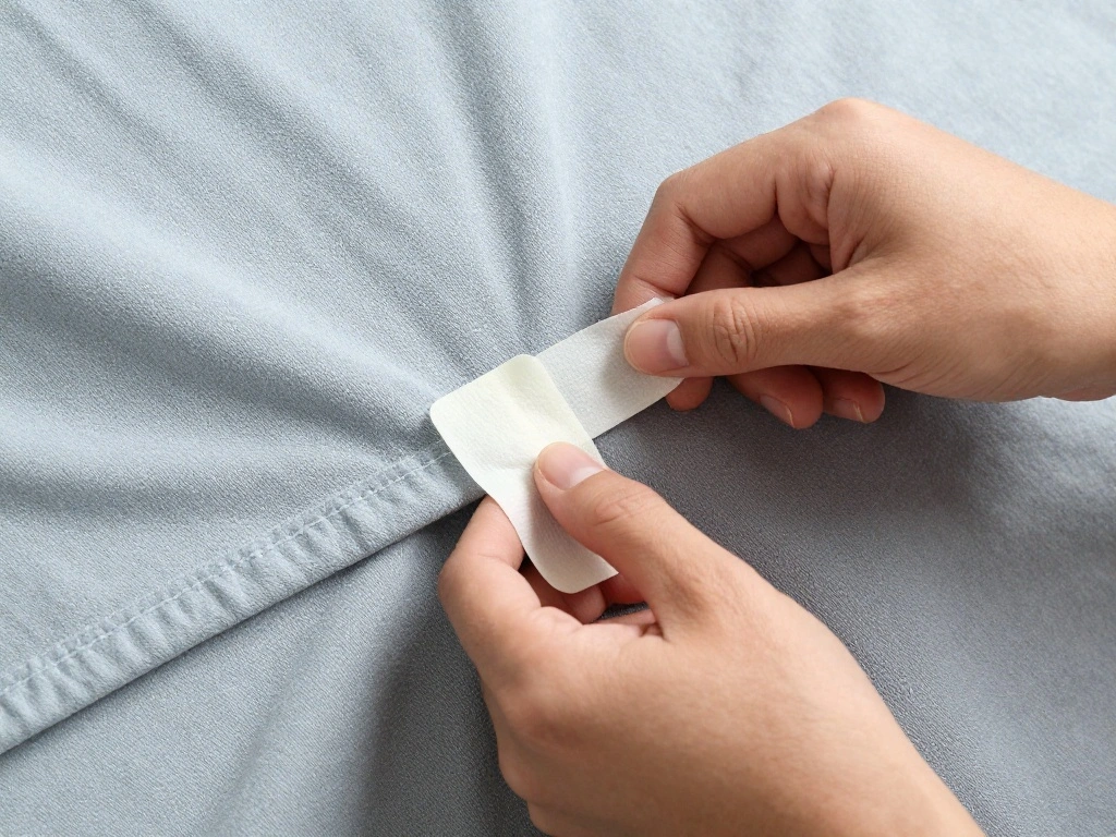 How to Make DIY Sheer Curtains from Fabric (No-Sew Method Included) - Step 3: Create a Hem 1