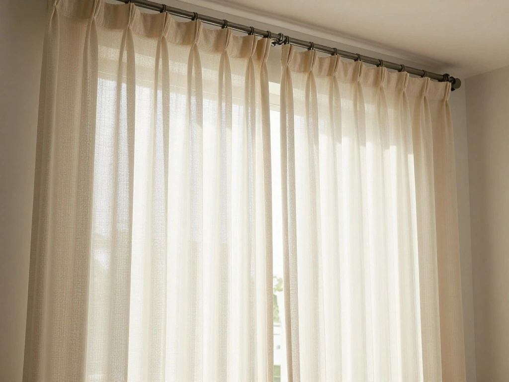 How to Make DIY Sheer Curtains from Fabric (No-Sew Method Included) - Step 5: Hang the Curtains 1