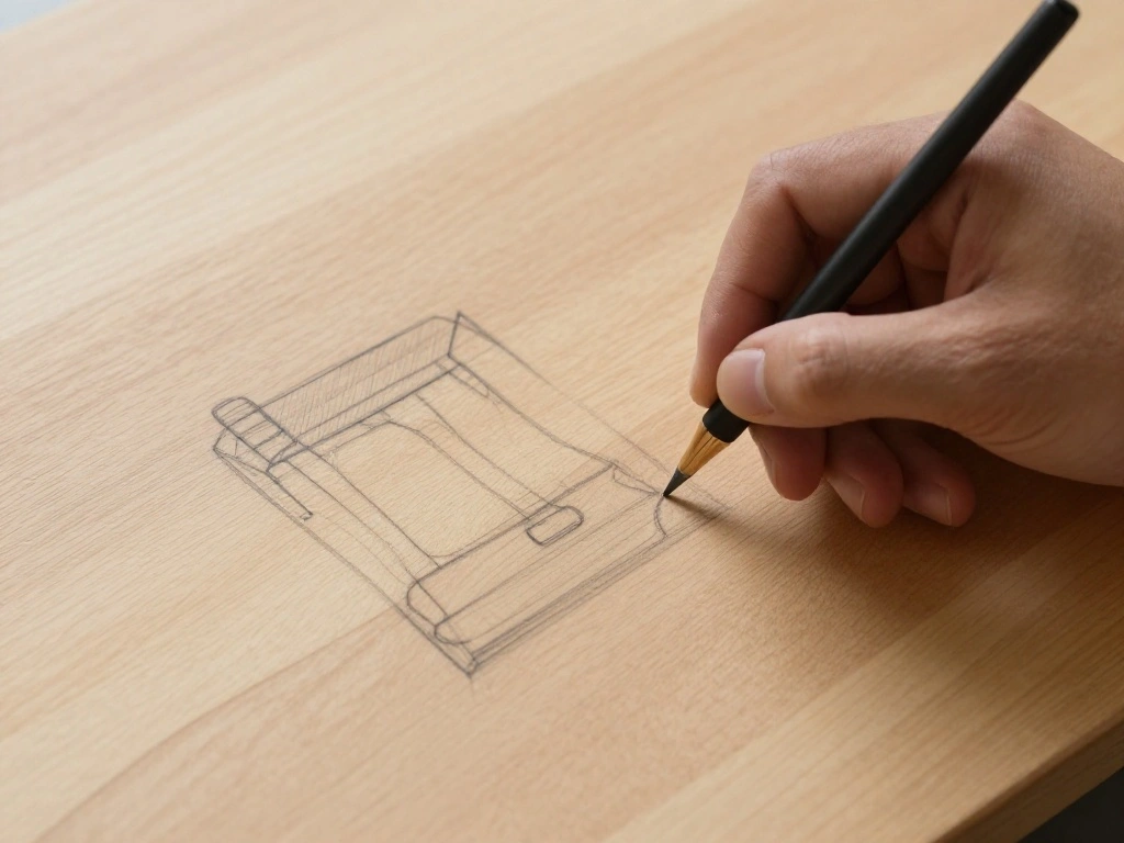 How to Make a DIY Wooden Coffee Bar Sign for Fall (Free Template Included) - Step 3: Transfer the Template Design 1