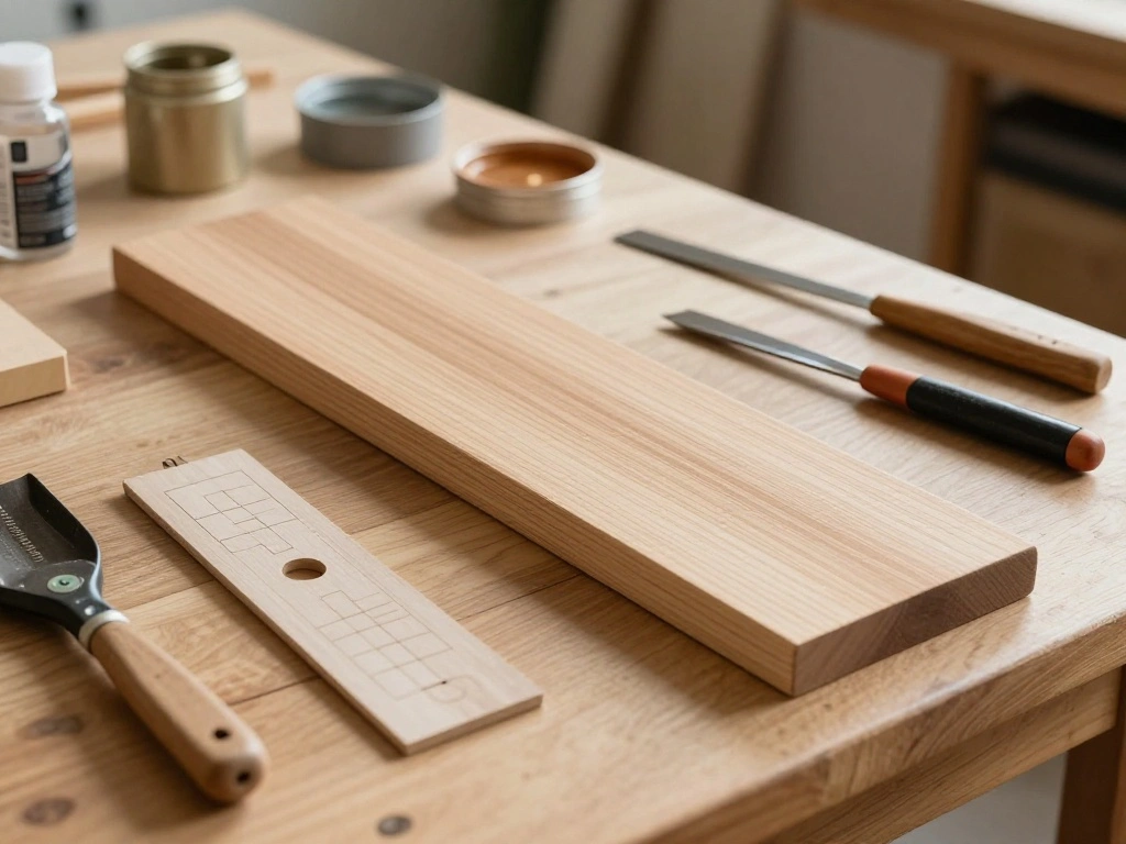 How to Make a DIY Wooden Name Sign for a Gender-Neutral Nursery (Free Template) - Step 1: Gather Your Materials 1
