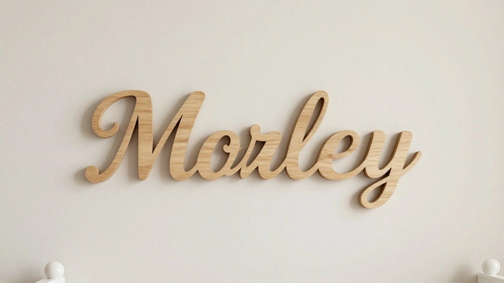 How to Make a DIY Wooden Name Sign for a Gender-Neutral Nursery (Free Template)