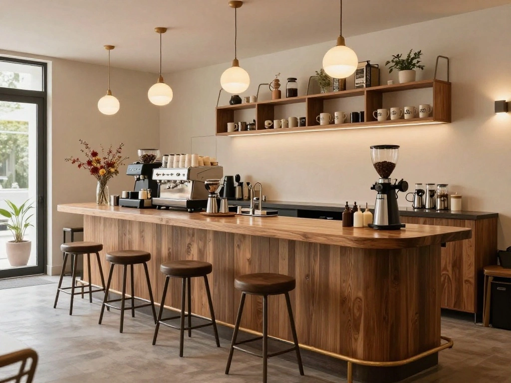 How to Style Coffee Bar Open Shelves for Every Season (a 4-Step Framework) - Step 4: Add Finishing Touches 1
