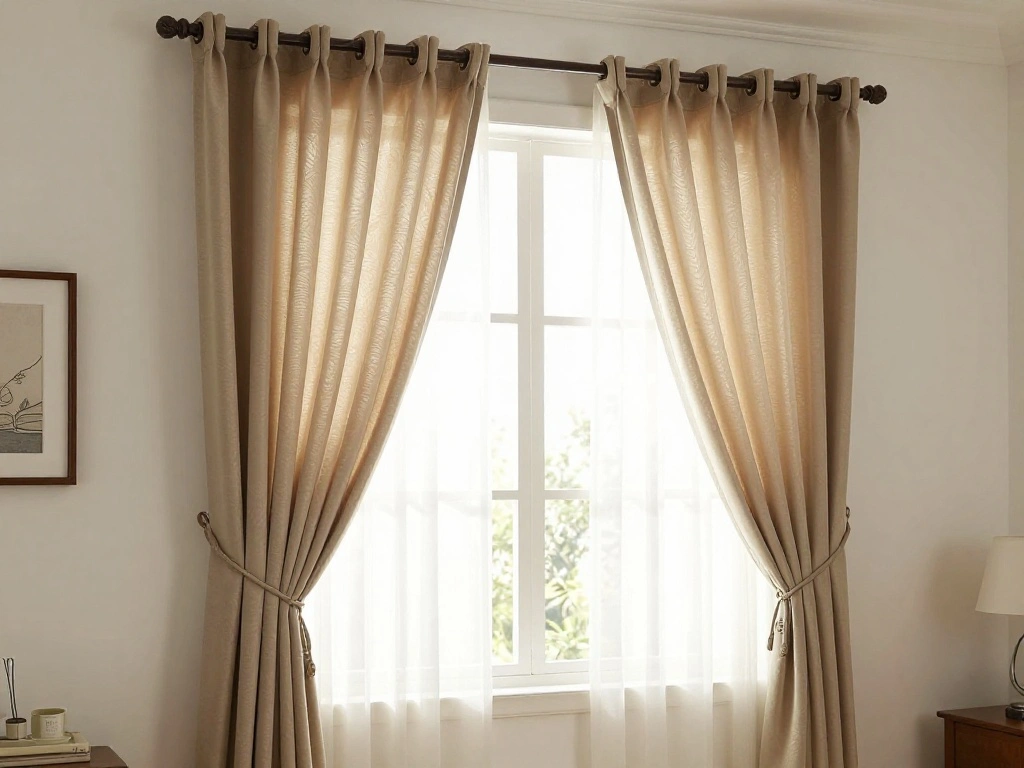 How to Style Sheer Curtains with Tiebacks for a Polished, Pulled-Together Look - Step 8: Final Adjustments and Styling 1