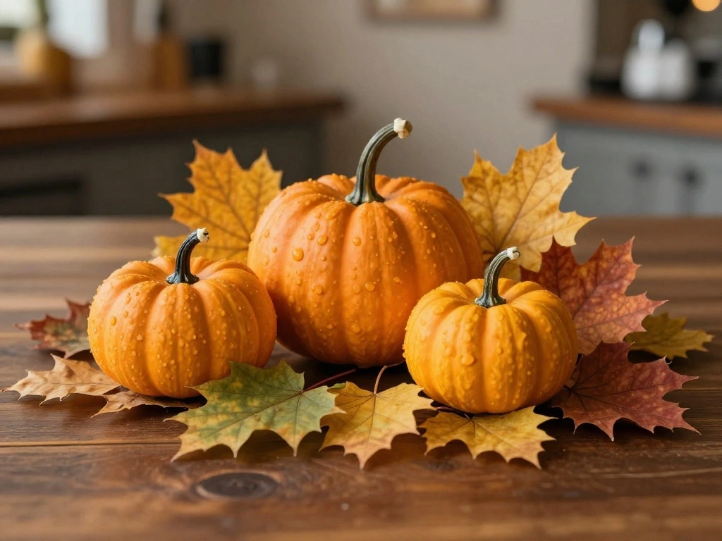 How to Style a Fall Coffee Bar Step-by-Step (Even If You're Not a Decorator) - Step 5: Incorporate Fall Decorations 1