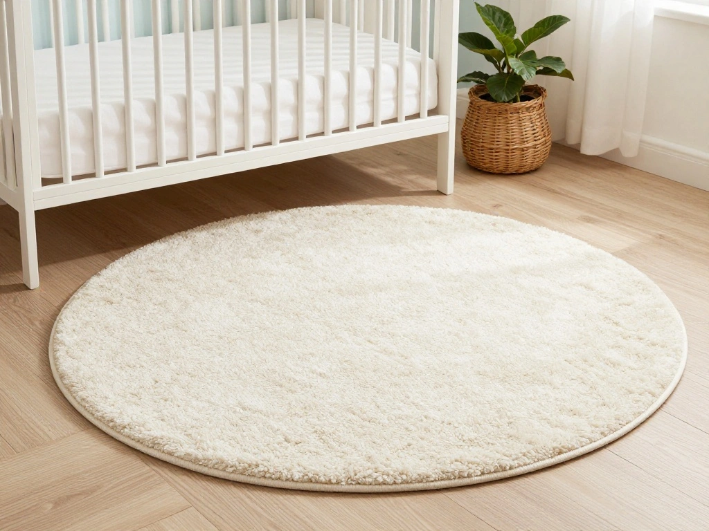 How to Style a Gender-Neutral Crib (6 Looks Using the Same Furniture) - Step 5: Layering with Rugs 1