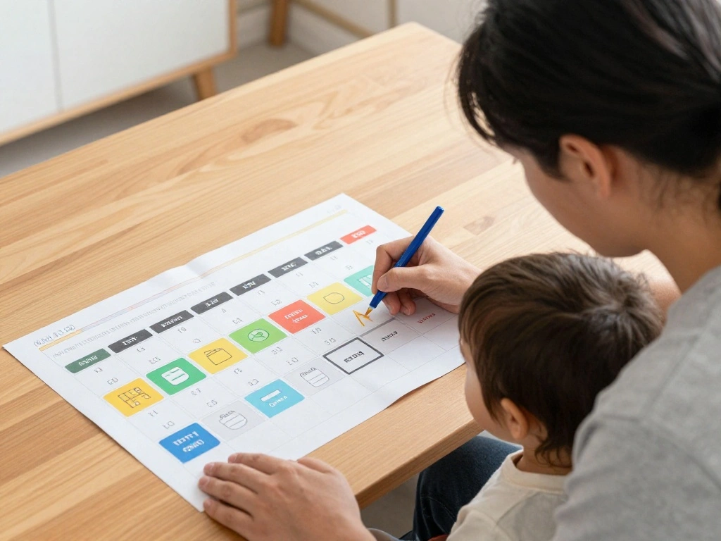 How to Transition a Gender-Neutral Nursery Into a Toddler Room Without Redecorating - Step 9: Create a Daily Routine 1