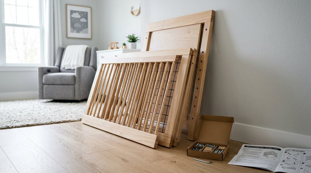 assemble crib safely now