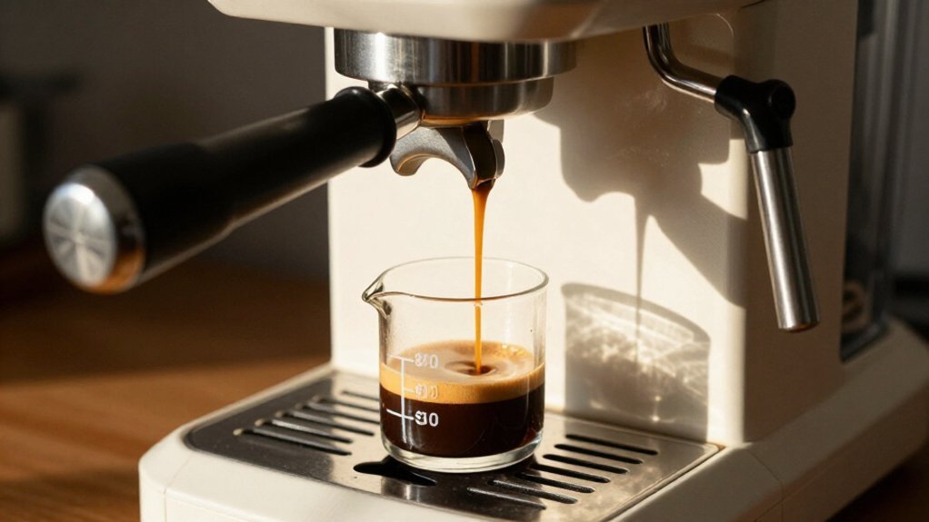 crema settling reduces volume