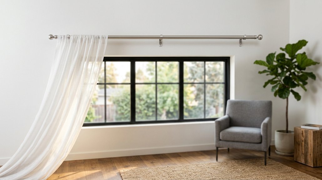 curtain rod height measuring