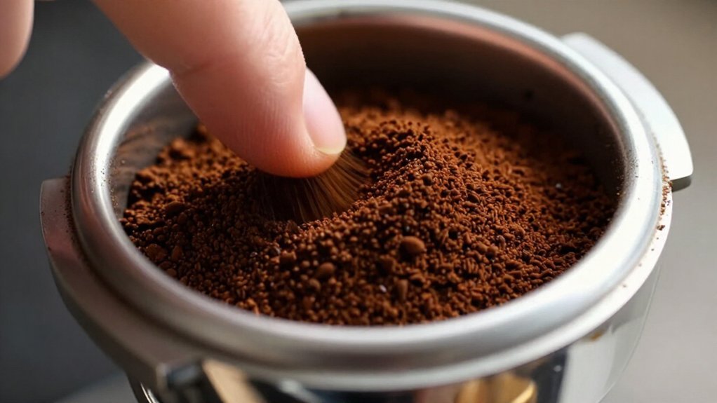 don t pack coffee grounds