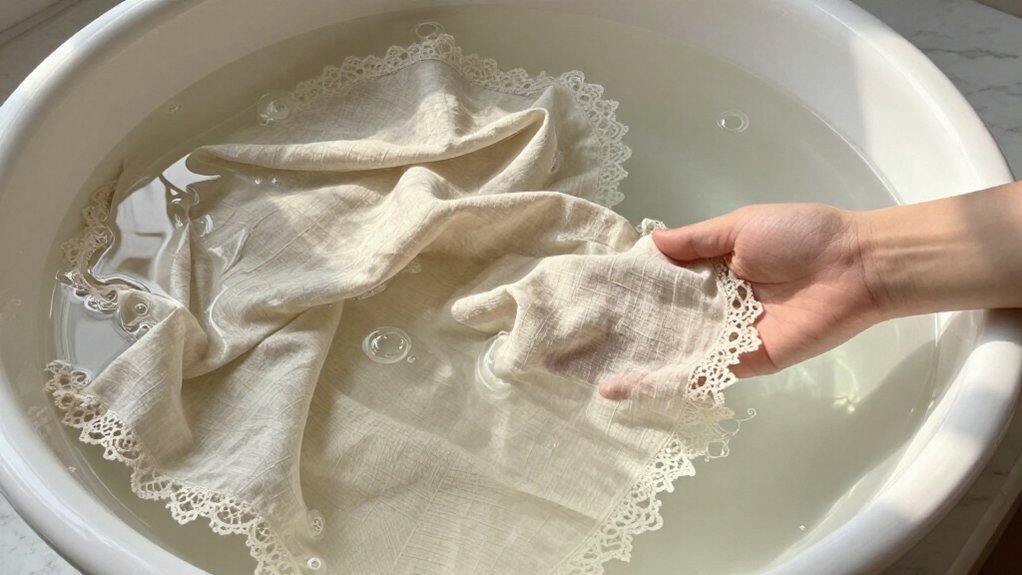 gentle hand wash vintage linen