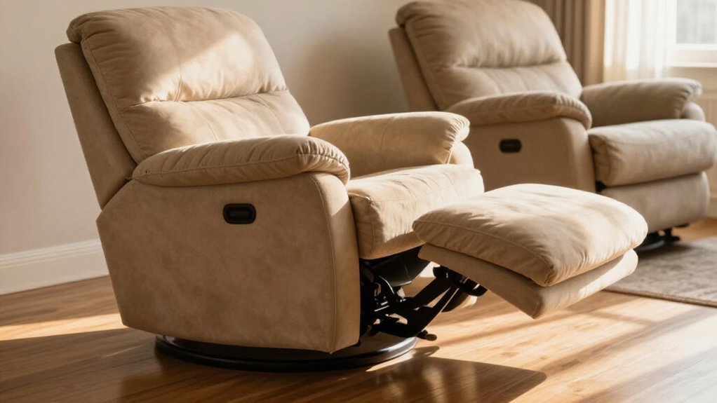 glider chairs smooth controlled motion