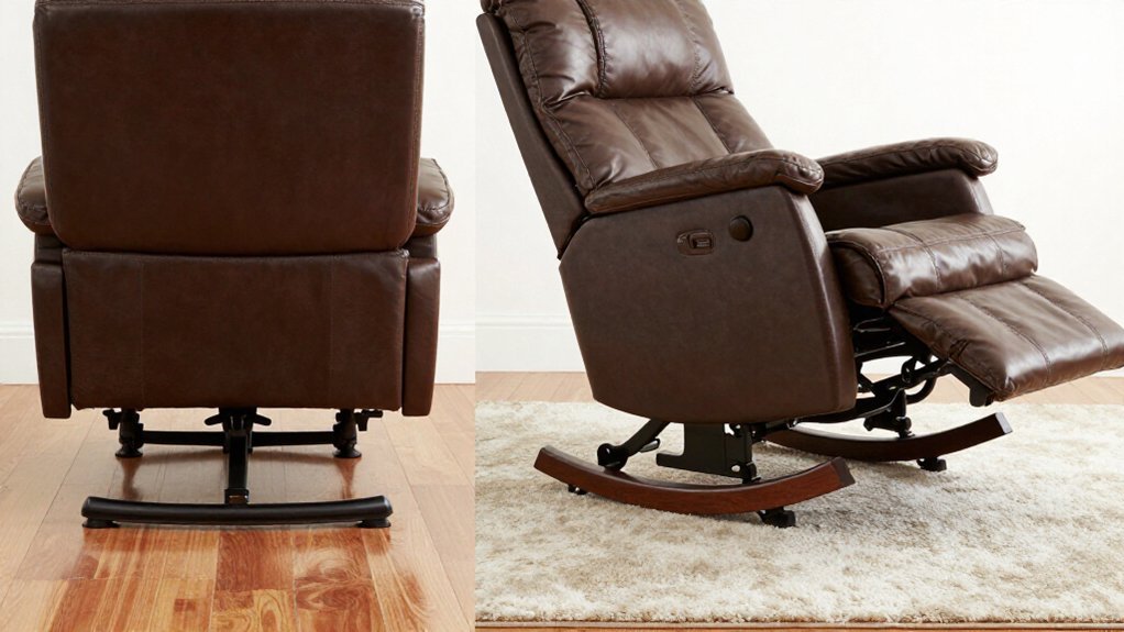 gliding track recliner movement