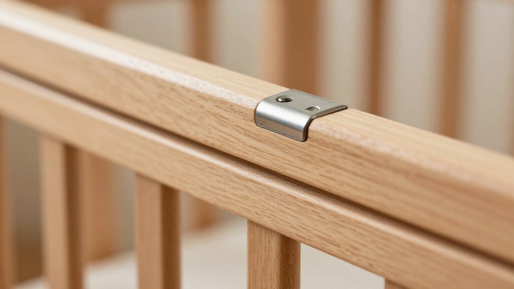 inspect corner brackets for drop side
