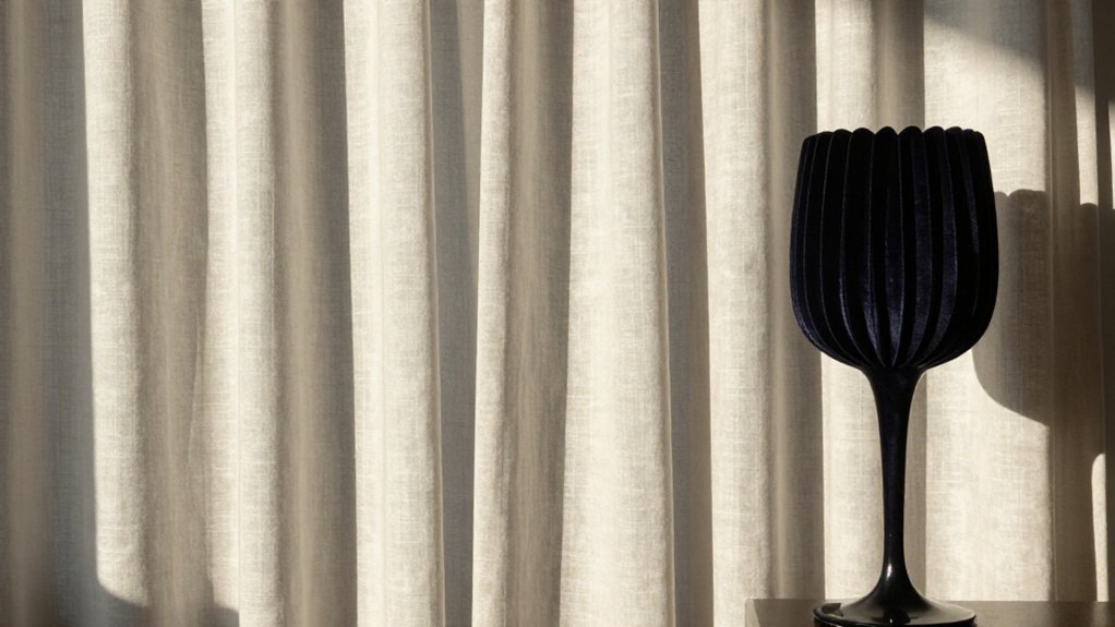 modern inverted pinch pleats
