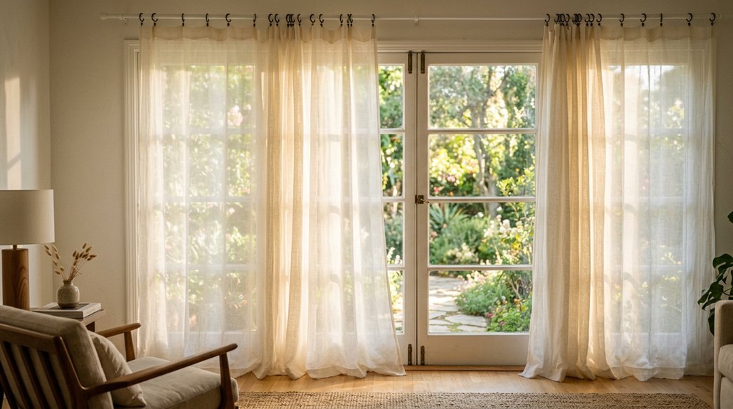 sheer curtains limited privacy