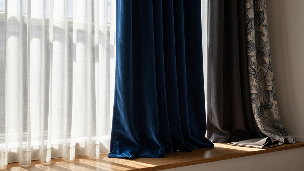 sunlight control fabric lining